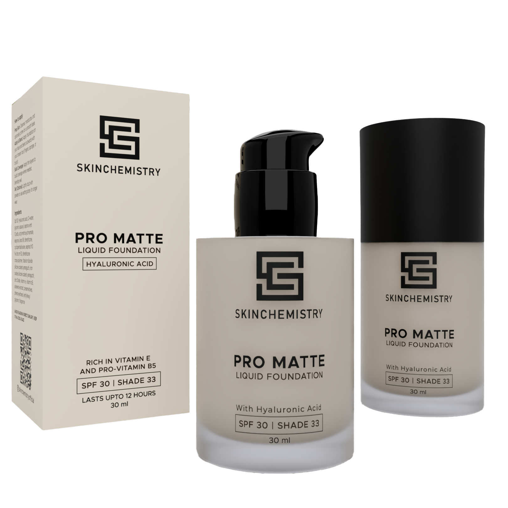 Pro Matte Liquide Foundation - With Hyaluronic Acid