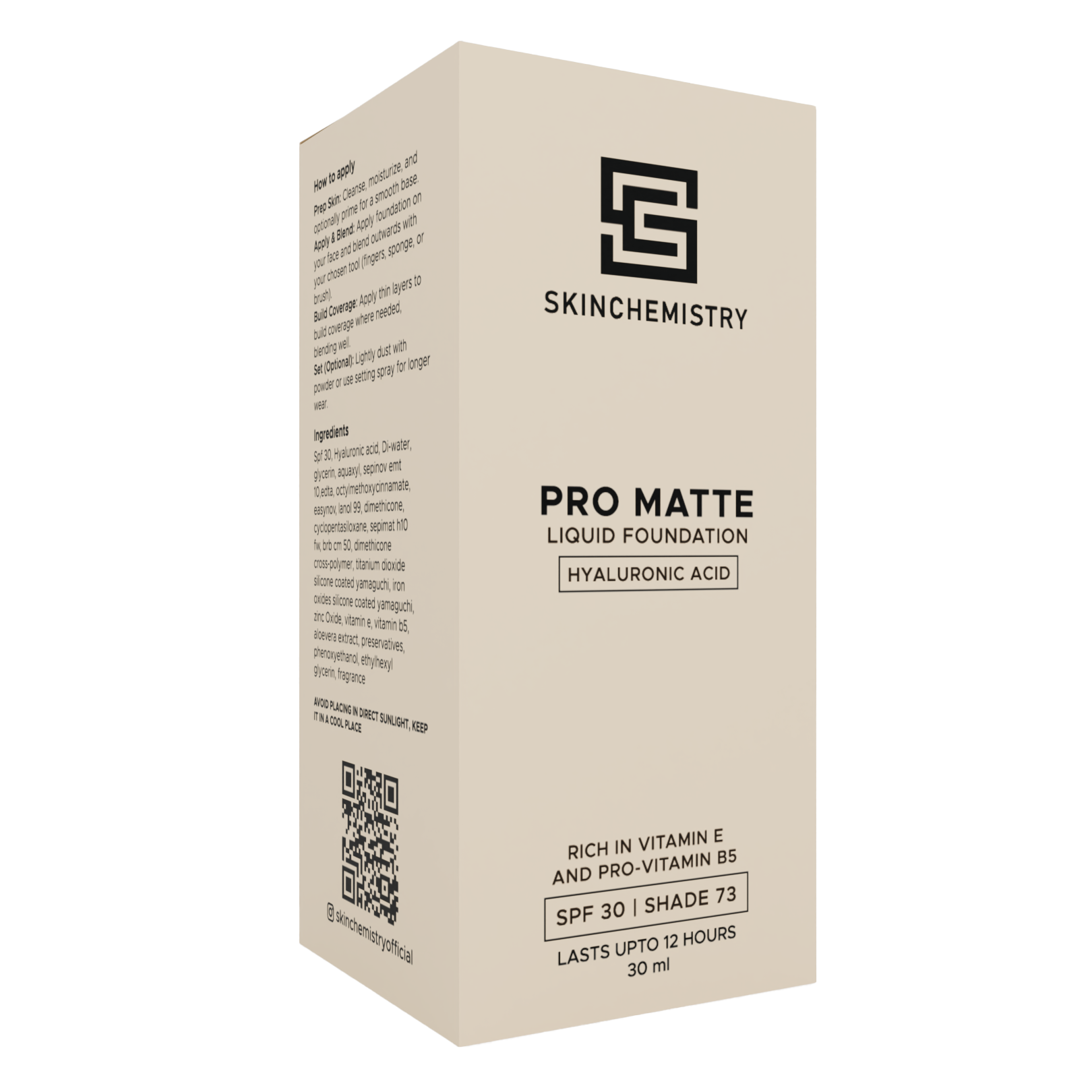 Pro Matte Liquide Foundation - With Hyaluronic Acid