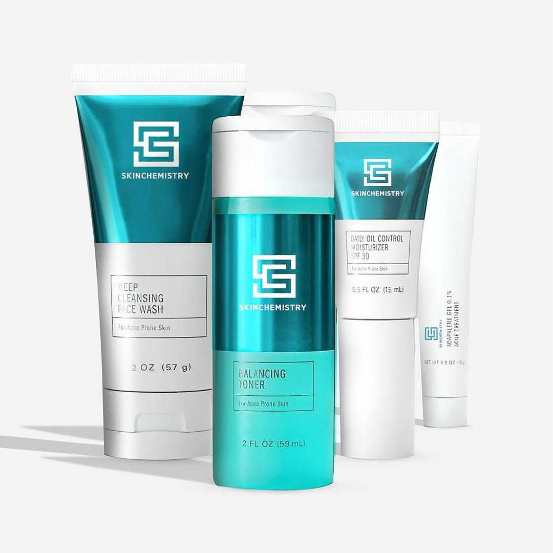 Four Step Anti-Acne Skincare Routine Travel Kit