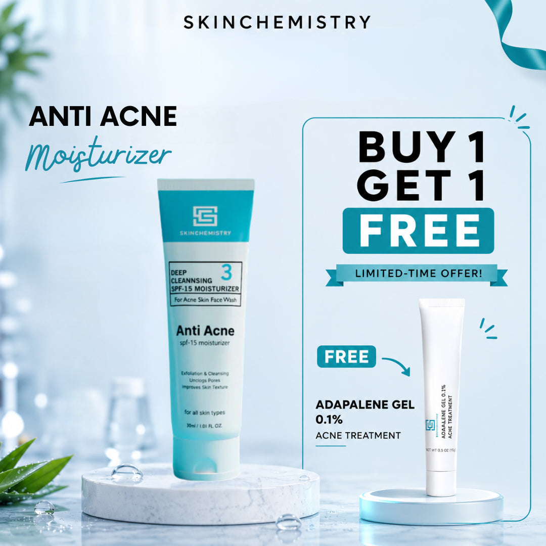 Anti-Acne Moisturizer + Free ADAPALENE GEL 0.1%